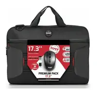 Torba PORT za notebook 17.3" premium pack + bežični miš - crna Torba PORT za notebook 17.3" premium pack + bežični miš - crna