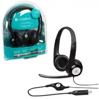 Slušalice+mikrofon LOGITECH H390 USB - crne Slušalice+mikrofon LOGITECH H390 USB - crne