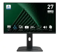 Monitor 27" MSI PRO MP275PG FHD IPS 100Hz 300nits 1ms HDMI DP VGA PIVOT HAS Tilt Swivel Monitor 27" MSI PRO MP275PG FHD IPS 100Hz 300nits 1ms HDMI DP VGA PIVOT HAS Tilt Swivel