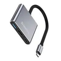 Docking station COLORWAY USB-C 3-in-1 Type C PD 100W / USB 3.0 / HDMI 4K Docking station COLORWAY USB-C 3-in-1 Type C PD 100W / USB 3.0 / HDMI 4K